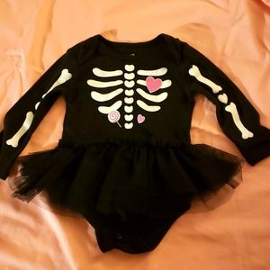 Skull Dress/Tutu Halloween Costume